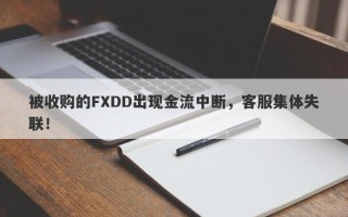 被收购的FXDD出现金流中断，客服集体失联！