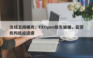 洗钱丑闻曝光，FXOpen股东被捕，监管机构反应迅速