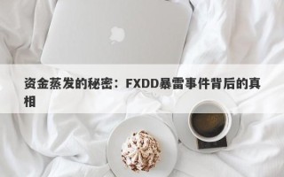 资金蒸发的秘密：FXDD暴雷事件背后的真相