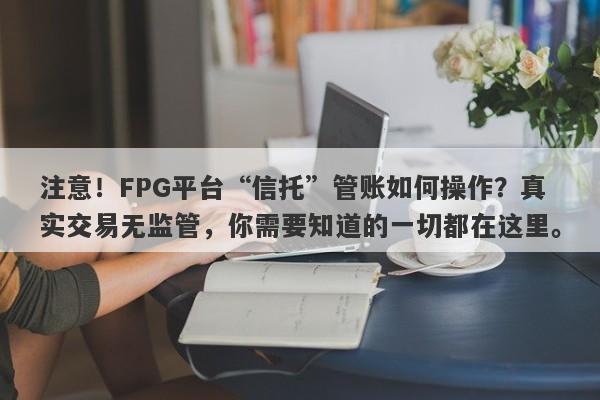 注意！FPG平台“信托”管账如何操作？真实交易无监管，你需要知道的一切都在这里。-第1张图片-要懂汇