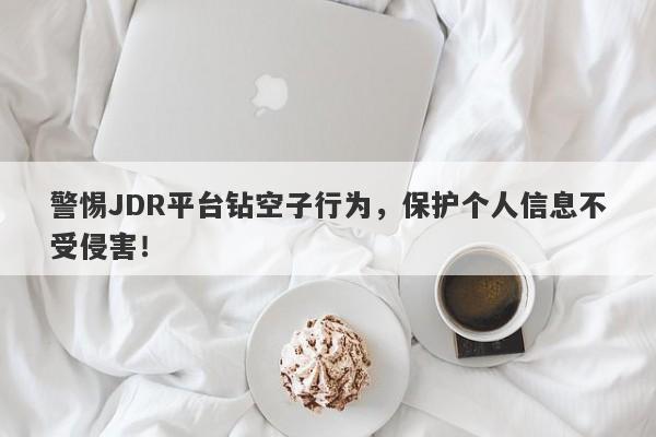 警惕JDR平台钻空子行为，保护个人信息不受侵害！-第1张图片-要懂汇