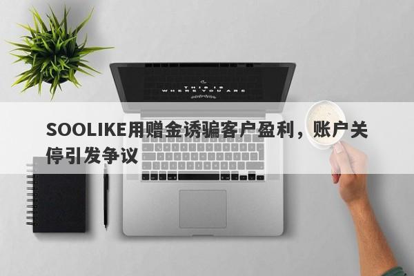 SOOLIKE用赠金诱骗客户盈利，账户关停引发争议-第1张图片-要懂汇